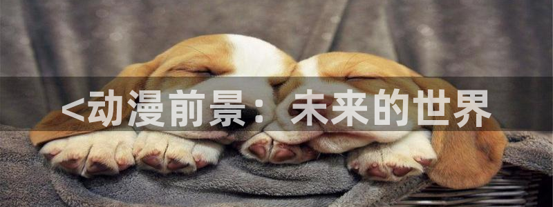 动漫天堂18：<动漫前景：未来的世界
